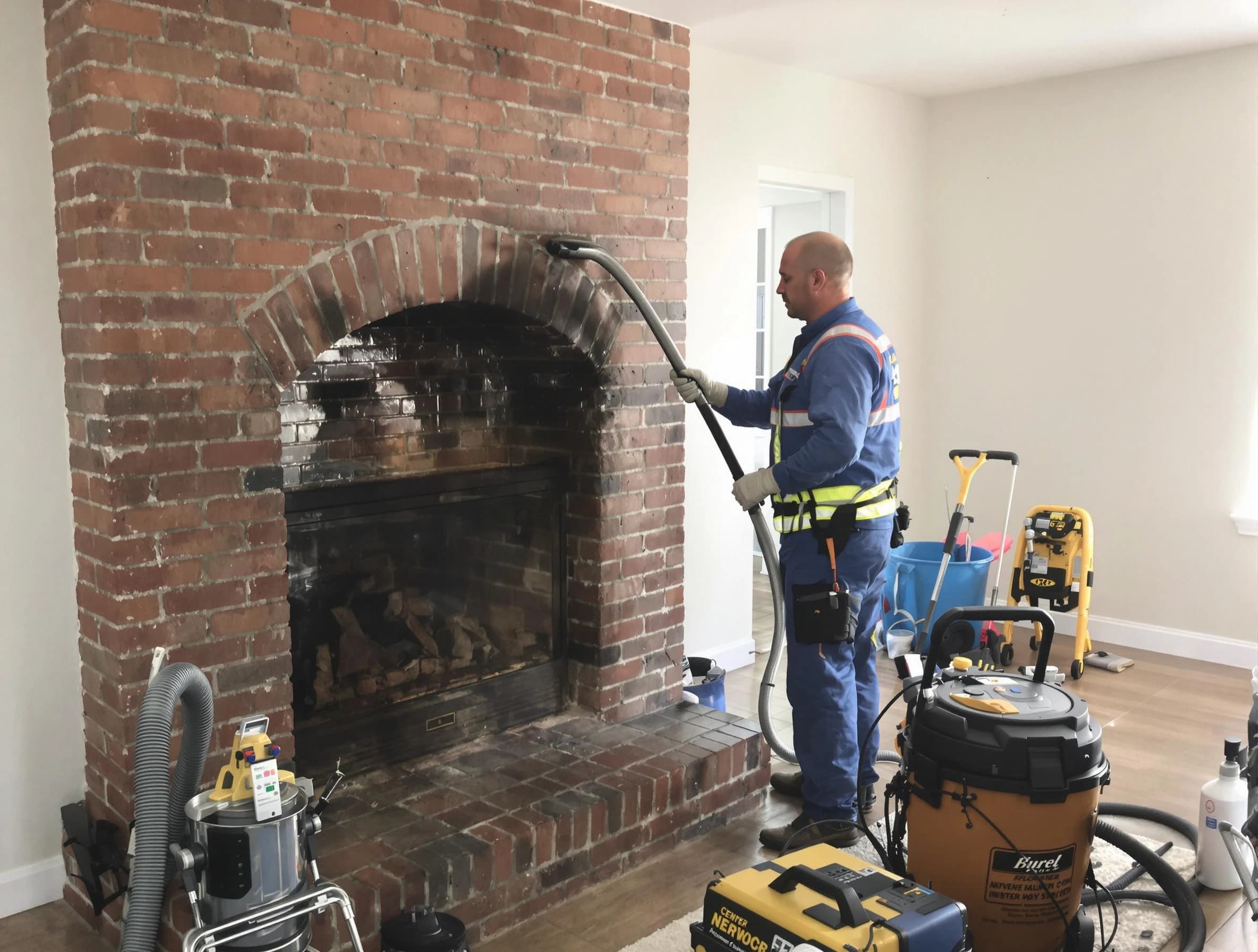 Somerville Chimney Sweep expert performing detailed chimney sweep in Somerville, MA