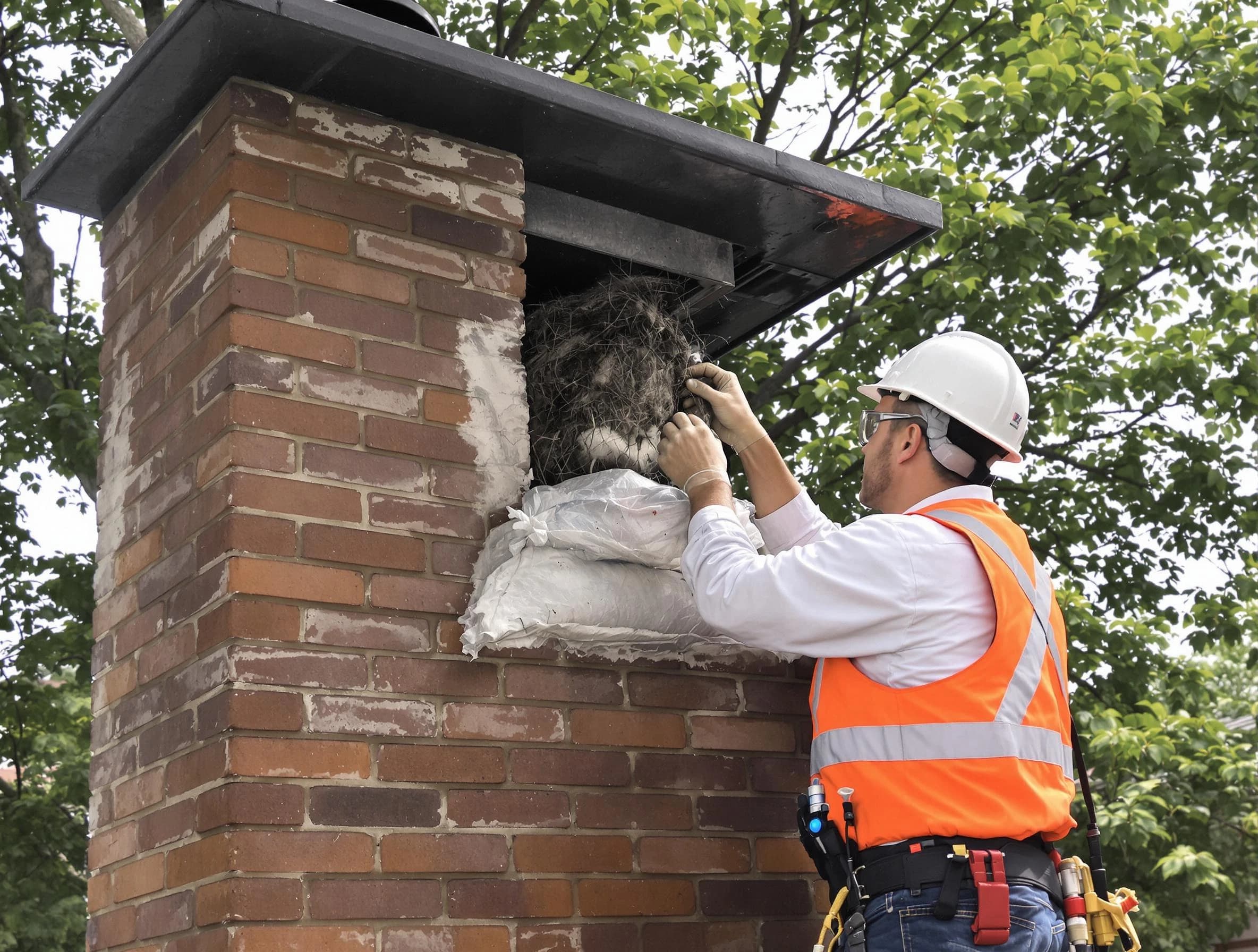 Humane removal of debris and animals by Somerville Chimney Sweep in Somerville, MA