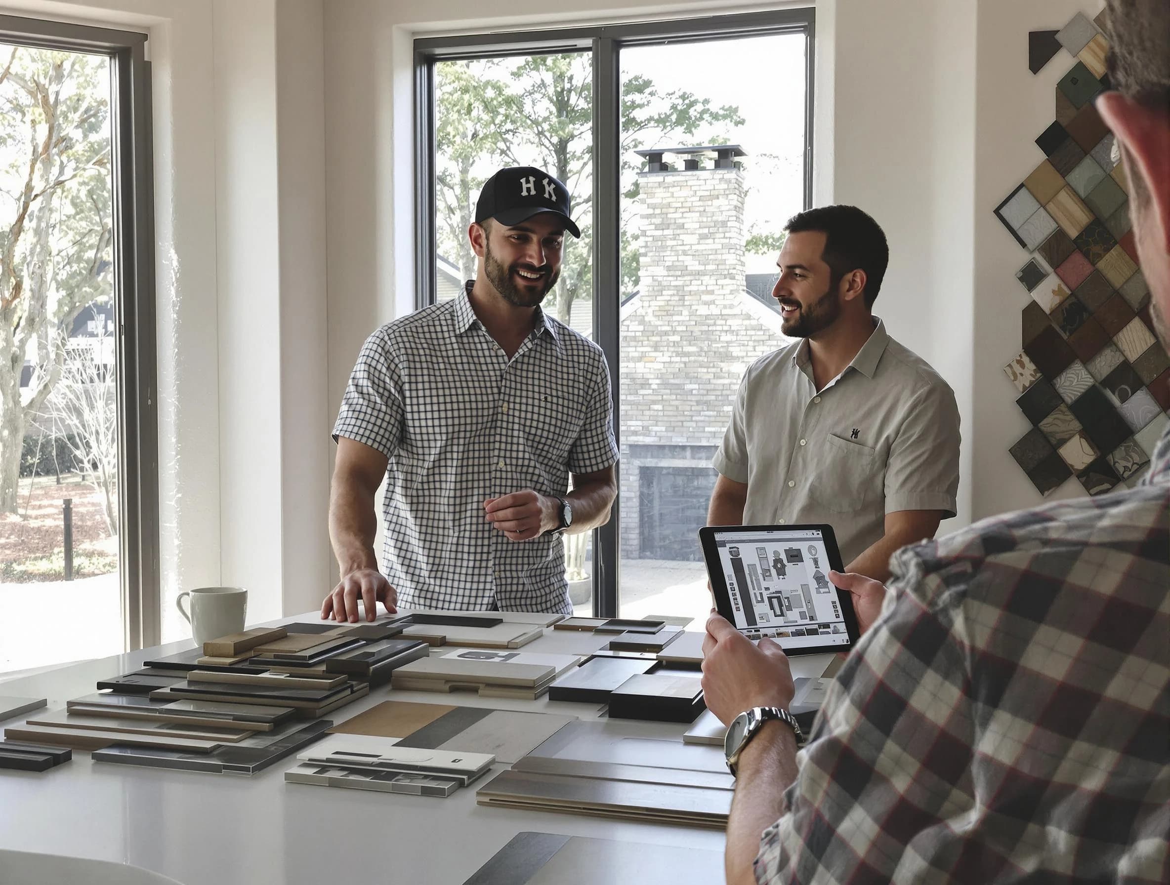 Somerville Chimney Sweep remodeling a chimney and fireplace in Somerville, MA