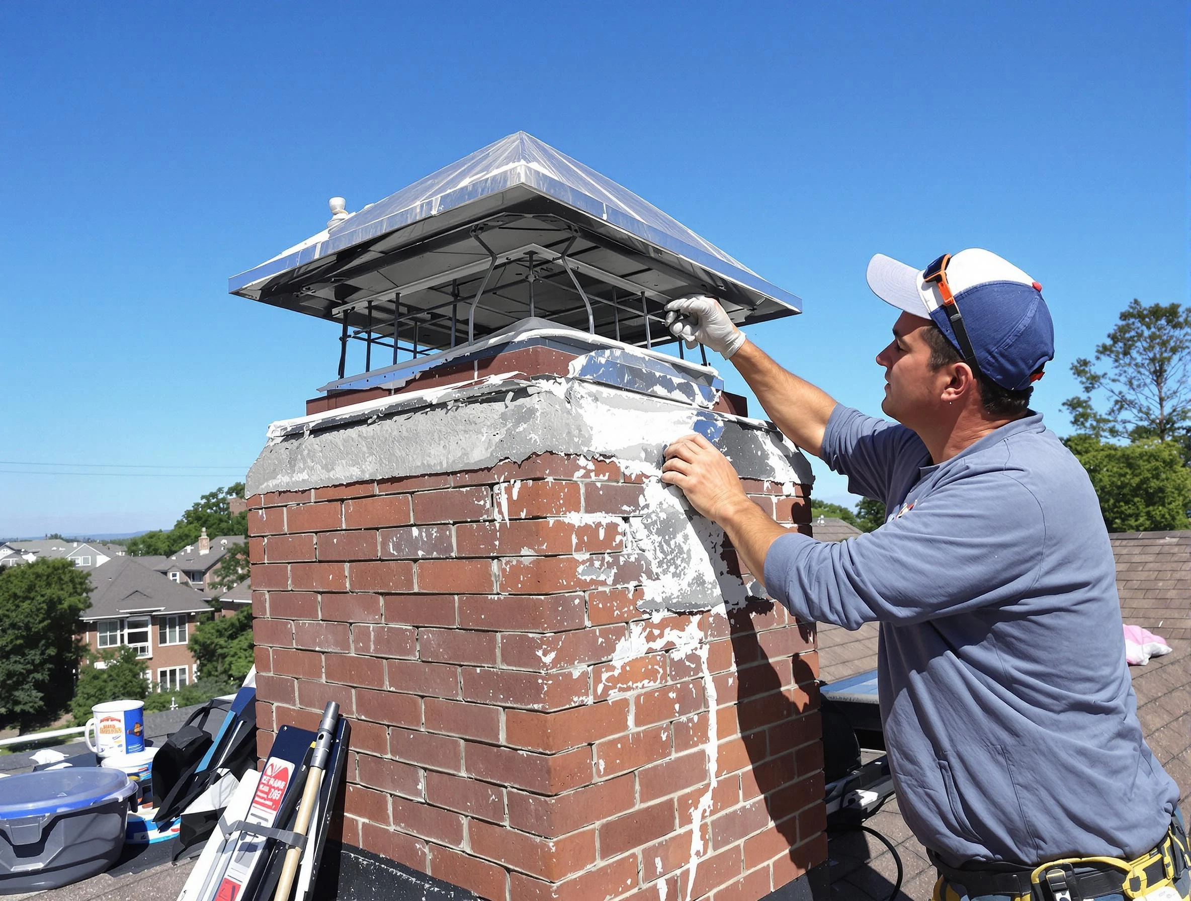 Chimney Crown Services in Somerville