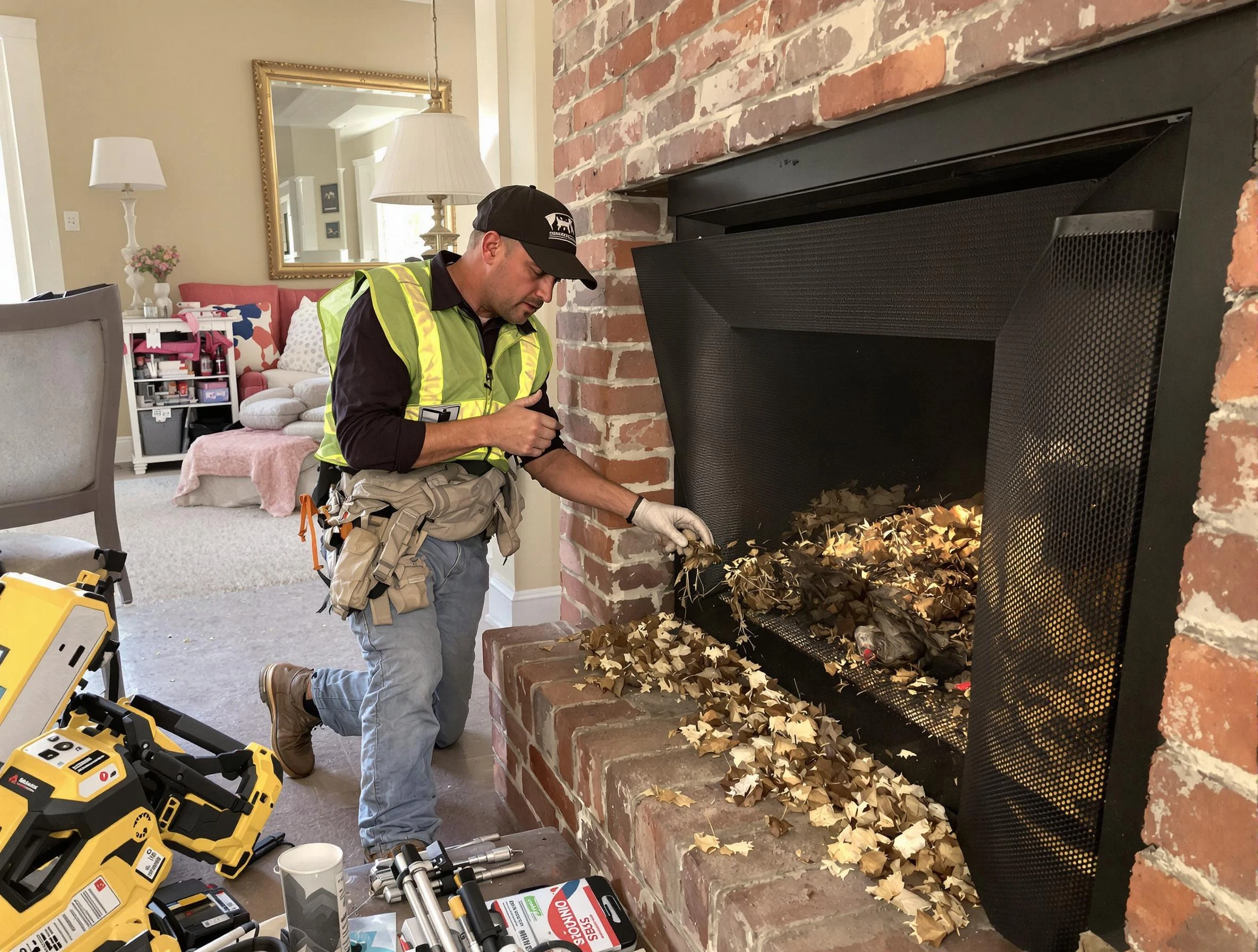 Safe screening installation by Somerville Chimney Sweep in Somerville, MA