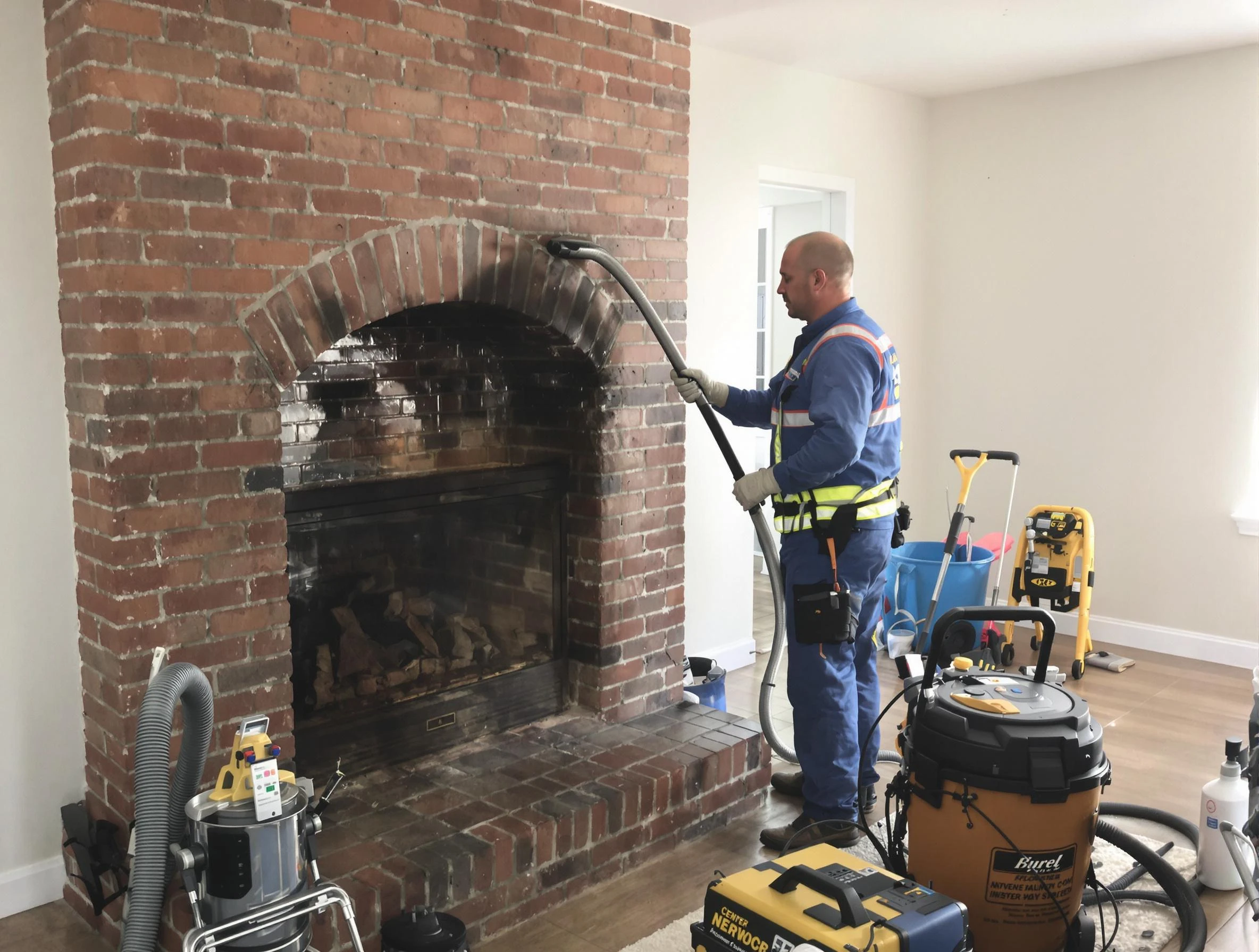 Somerville Chimney Sweep expert performing detailed chimney sweep in Somerville, MA
