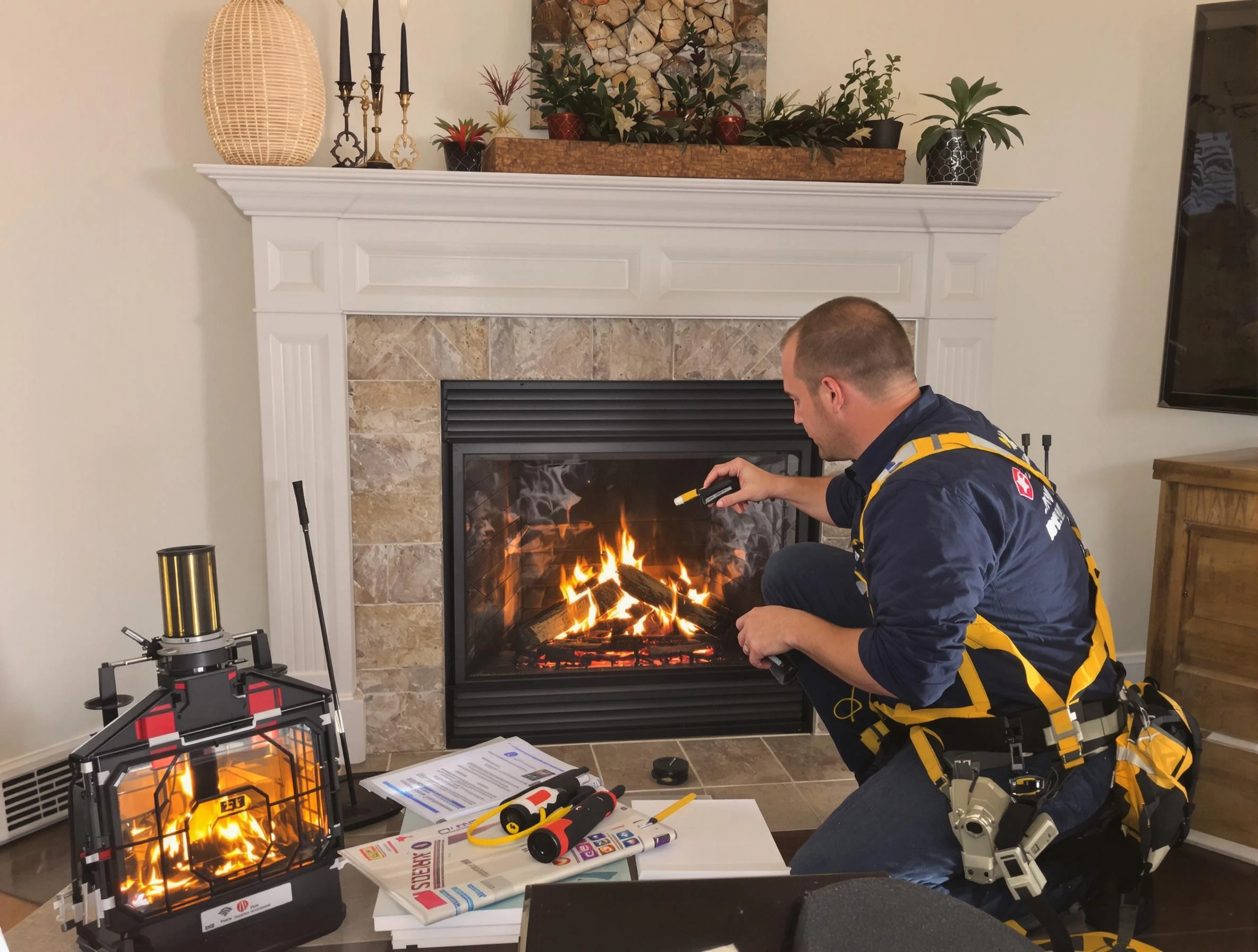 Safety-focused fireplace inspection by Somerville Chimney Sweep in Somerville, MA